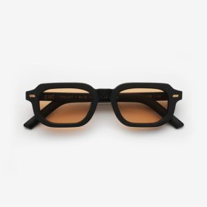 sunglasses-gast-pai-sandstone-PA04-rectangular-matte-black-orange-by-kambio-eyewear-front