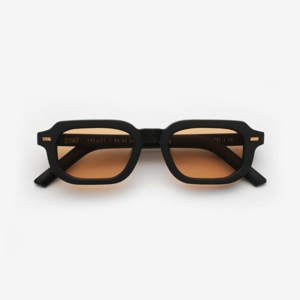 sunglasses-gast-pai-sandstone-PA04-rectangular-matte-black-orange-by-kambio-eyewear-front