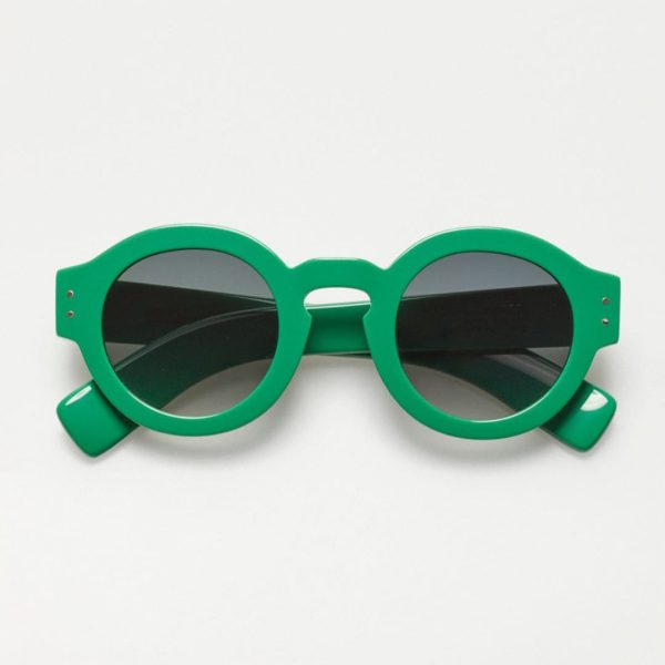 sunglasses-kaleos-martin-4-round-green-gray-by-kambio-eyewear-front